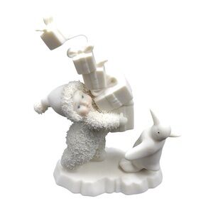 Department 56 Snowbabies “I Have Lots To Give” Penguin Figurine (With Box)